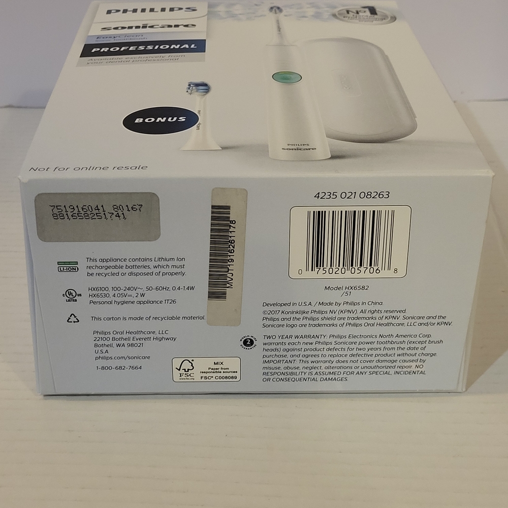 Philips Sonicare Easy Clean Professional Rechargeable Electric Toothbrush New - Picture 8 of 8